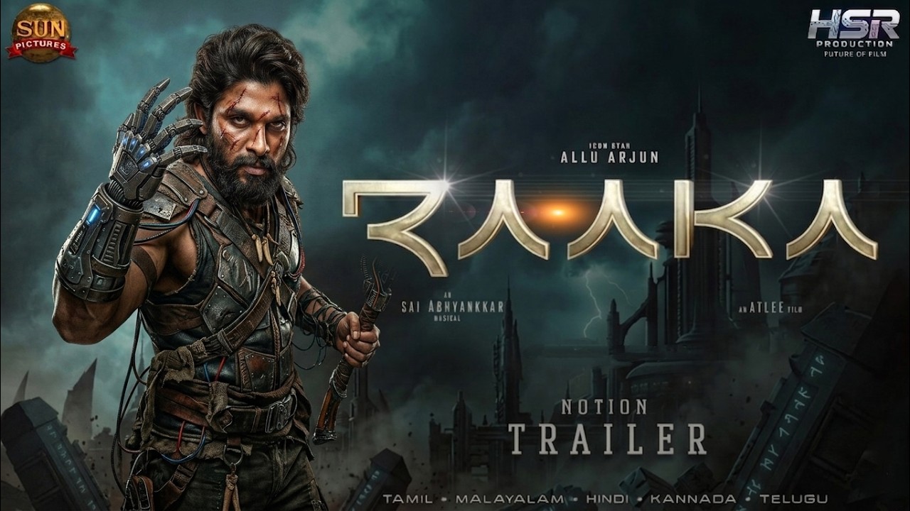 Raaka Trailer : Make Way For The King |  Allu Arjun | Deepika Padukone | Nayanthara | Fane Made