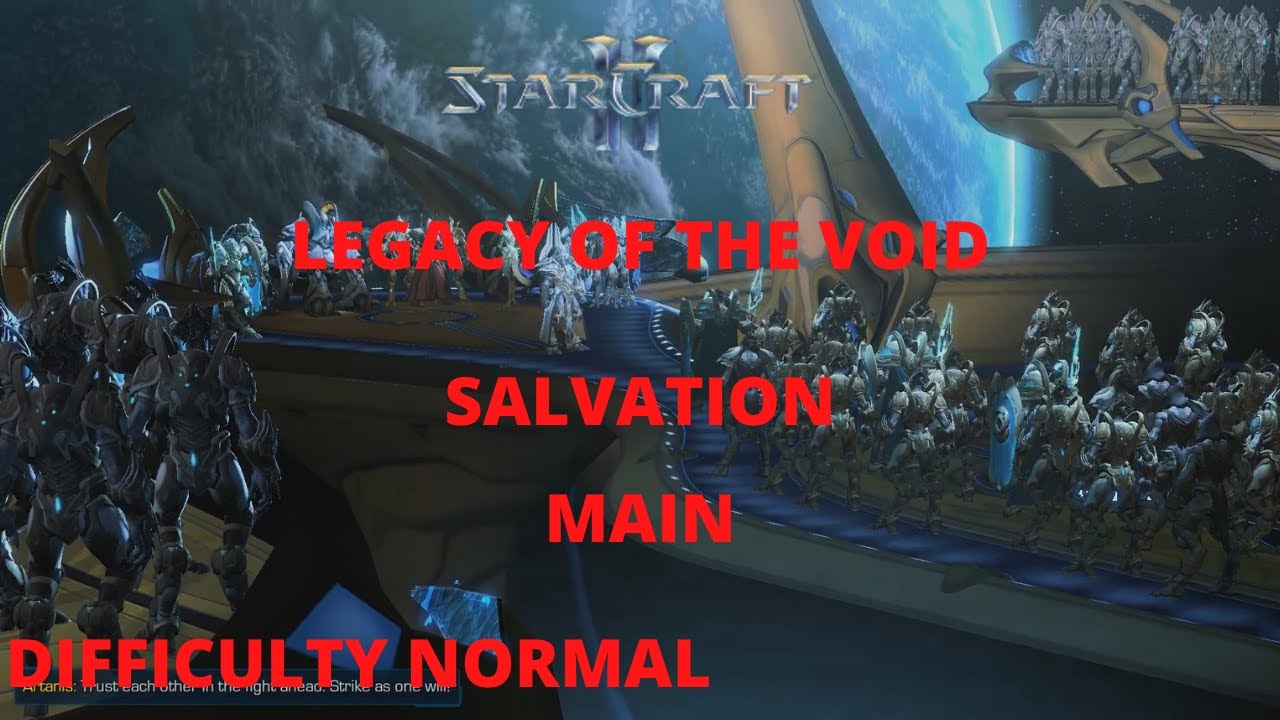 Stacraft 2 Legacy of the Void Salvation Mission Normal Main Sub-Titles