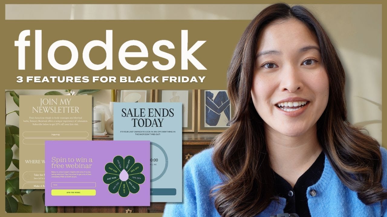 Используйте эти 3 функции Flodesk для увеличения продаж в Черную пятницу и праздничные дни