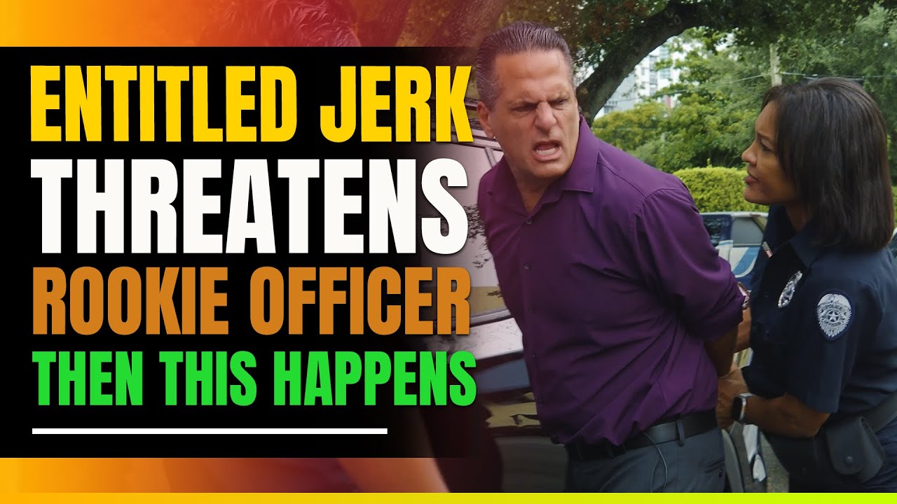 Entitled Politician Threatens Rookie Officer. Then This Happens