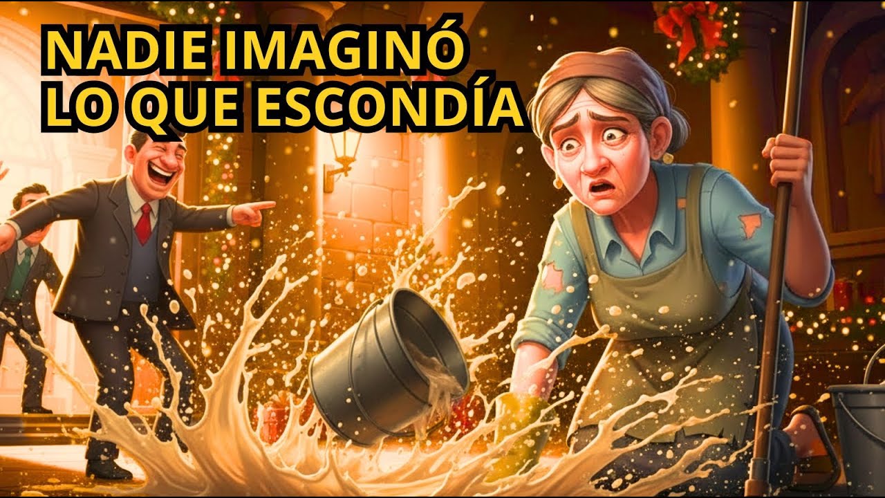 La limpiadora HUMILLADA en NAVIDAD escondía un SECRETO que cambiaría todo- HISTORIA para reflexionar