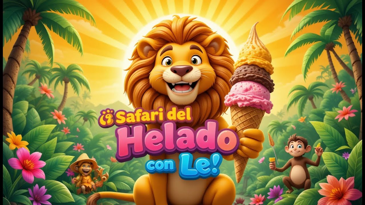 Safari do Sorvete Leo : M&uacute;sica Infantil Divertida para Cantar e Dan&ccedil;ar!