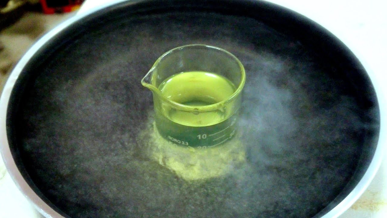 Will Gasoline Freeze in Liquid Nitrogen ?