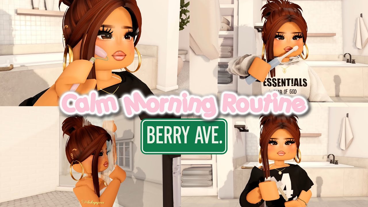 эстетически спокойная утренняя рутина ♡ berry ave rp vlog