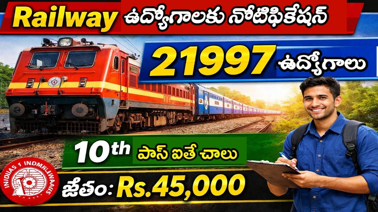 Railway Recruitment 2026 || RRB Group D 21997 Vacancy Notification 2026 || Railway Jobs 2026