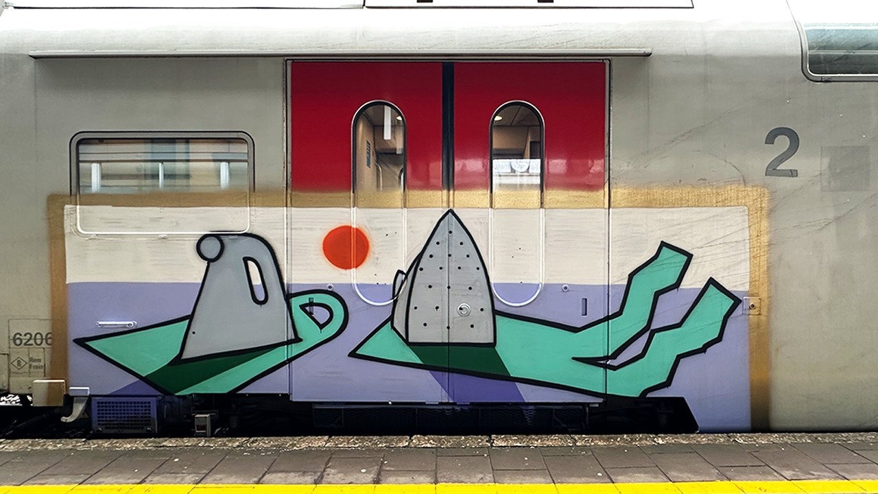Painted trains 16.02.2026 BXL Midi