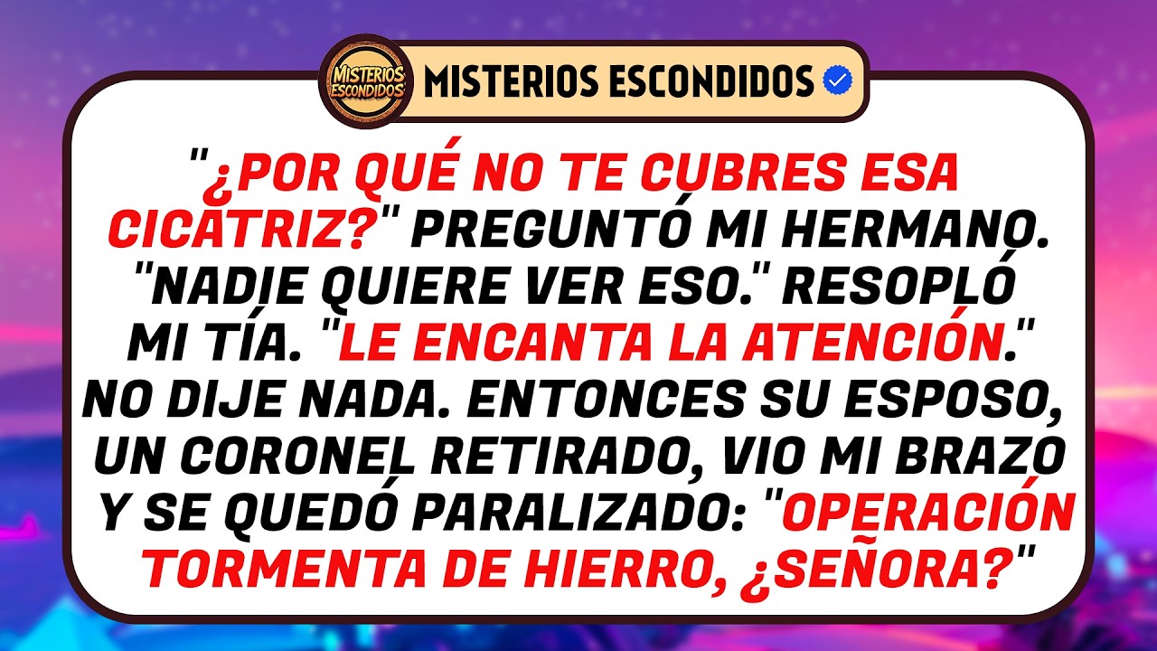 Mi Tía Se Burló De Mi Cicatriz En La Barbacoa, Hasta Que Su Esposo Coronel Reconoció Mi Cicatriz.