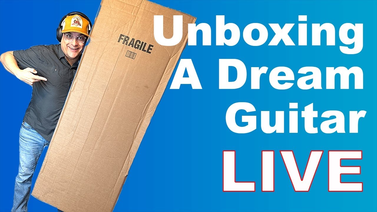 Unboxing My First Les Paul LIVE