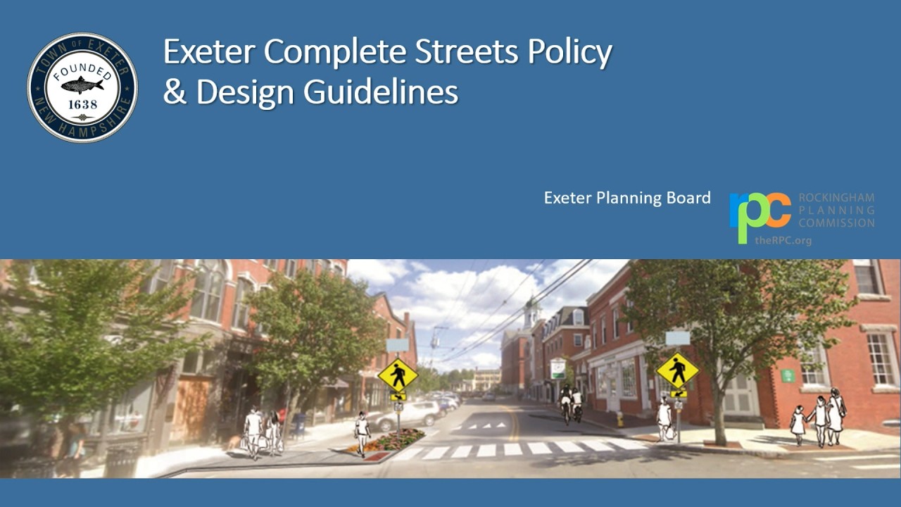 Exeter Complete Streets Presentation