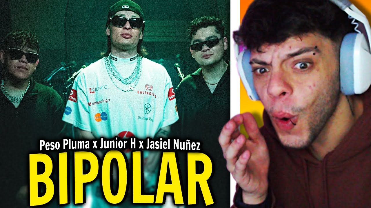 (REACCIÓN) BIPOLAR (Video Oficial) - Peso Pluma, Jasiel Nuñez, Junior H