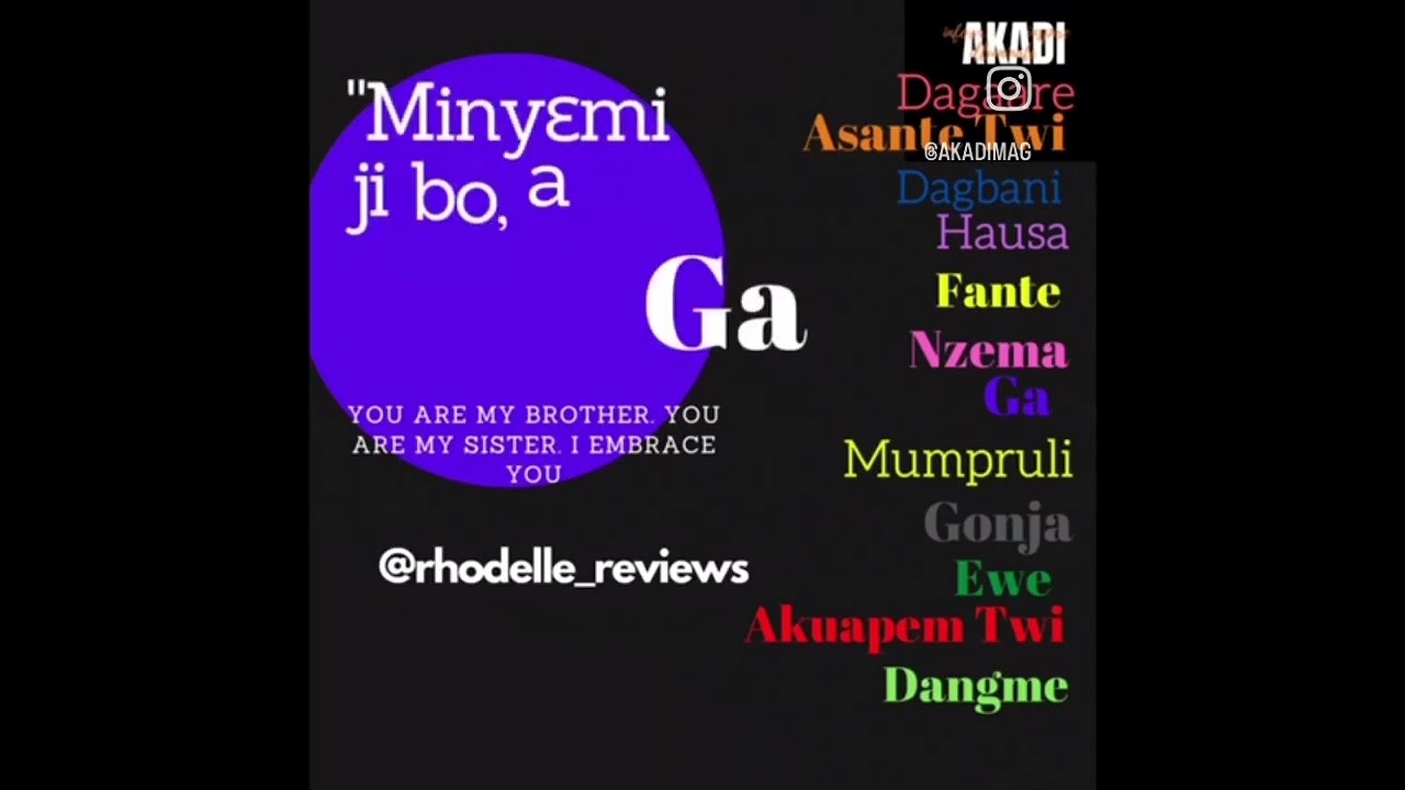Part 1: Which Ghanaian language do you speak fluently? #AKADiMagazine