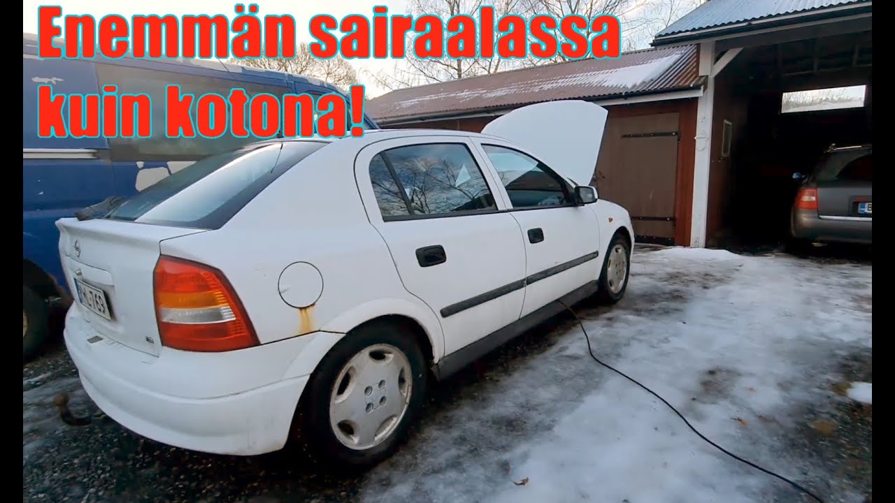 Sairaalareissuista, pihan autoista ja Opel G-Astra pyyhkijät osa 1/3