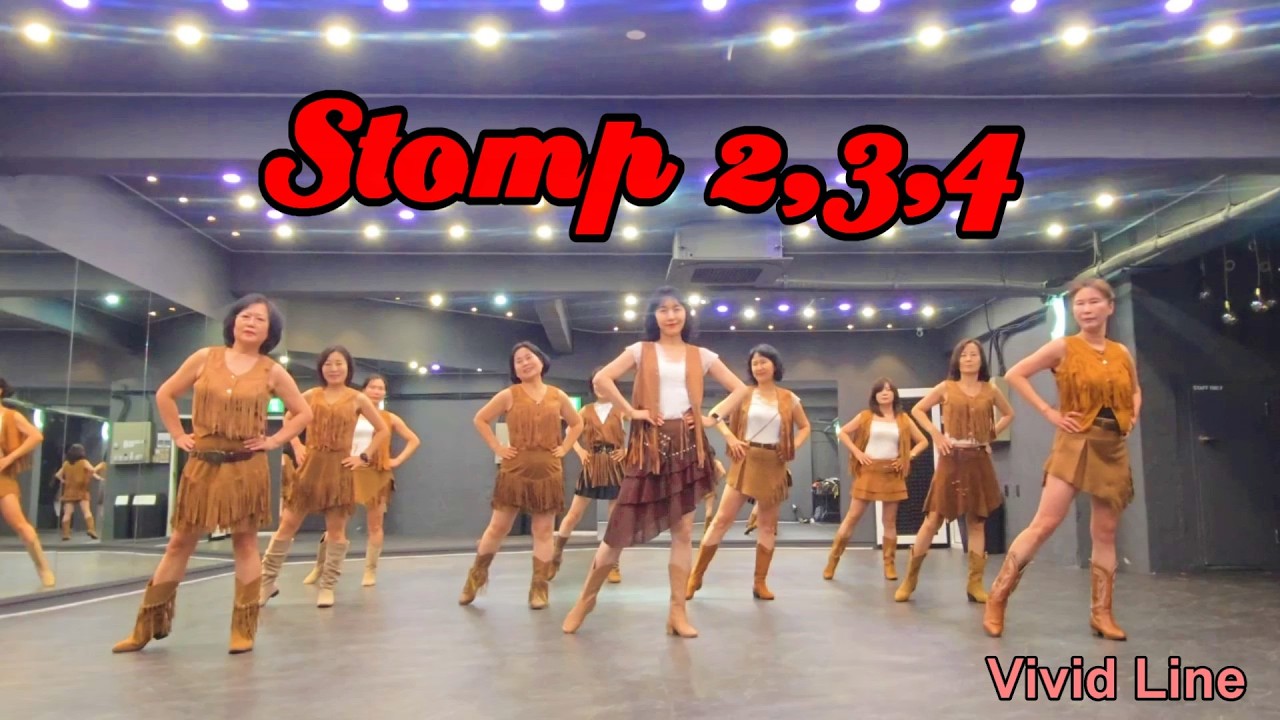 Stomp 2,3,4, Improver Linedance