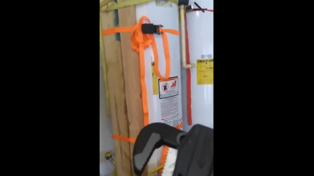 How to Fix, remove a stuck water heater nipple / dip tube replacement