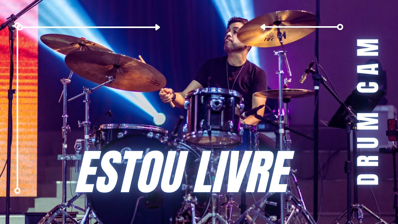 ESTOU LIVRE - Heloisa Rosa Ao Vivo! JC Batera #DRUMCAM