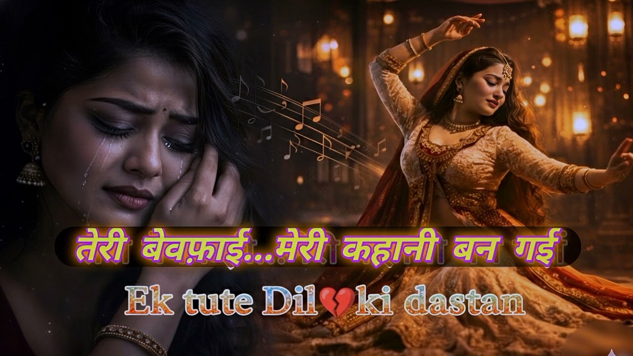 दर्द भरे Ghazal Journey | तेरी बेवफ़ाई मेरी कहानी बन गई | Heart Touching Story #ghazal 