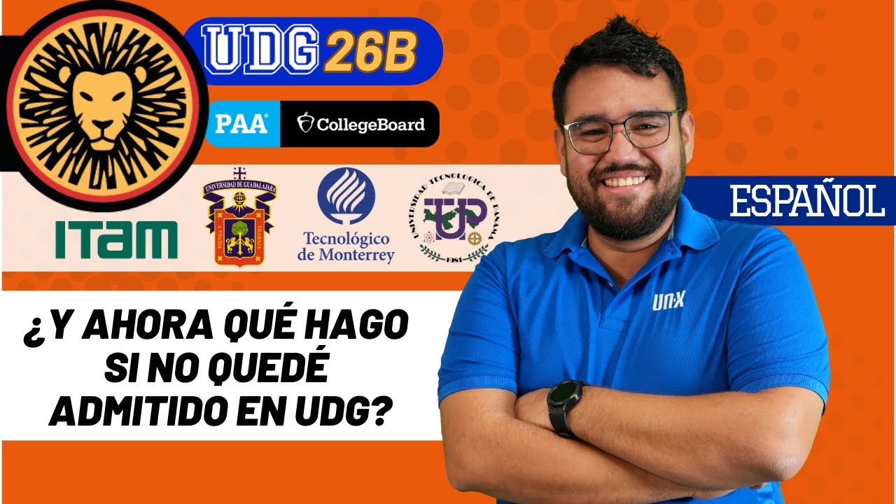 ¿Y ahora qué hago si no quedé admitido en la UDG?