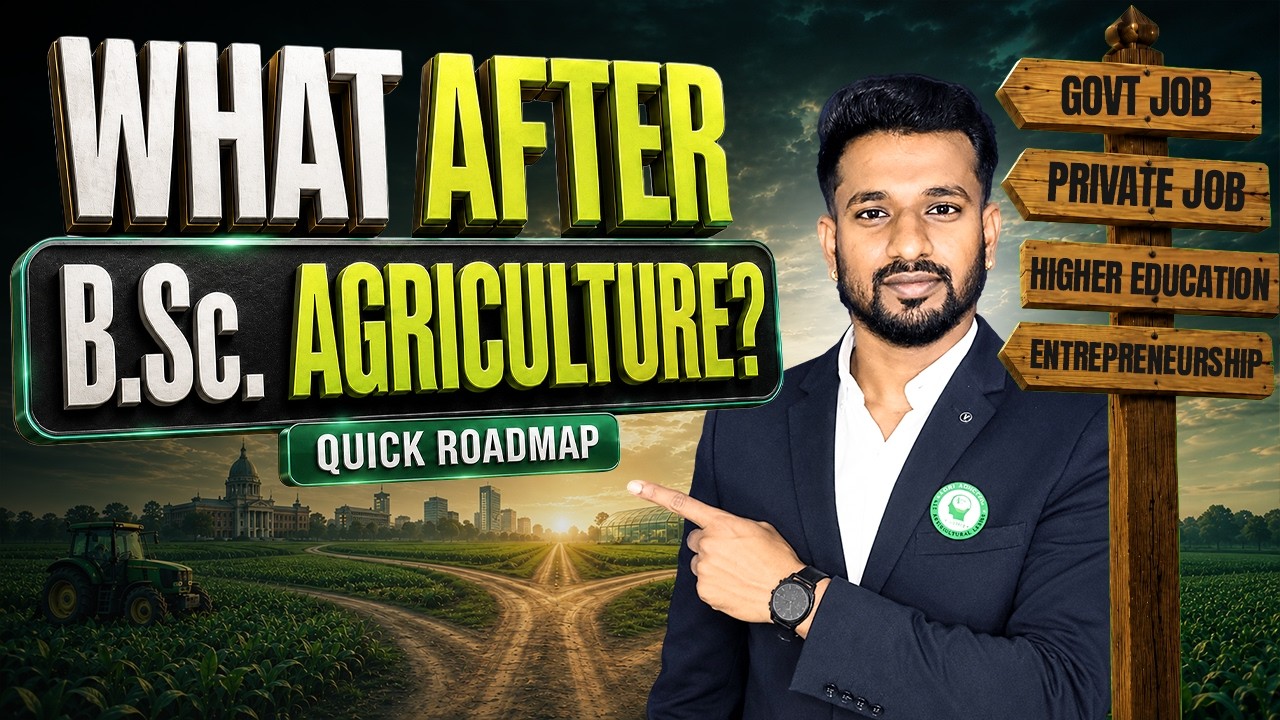 Highest Paying Career Options After B.Sc Agriculture 🌾 | Complete Guide by Hari Sir