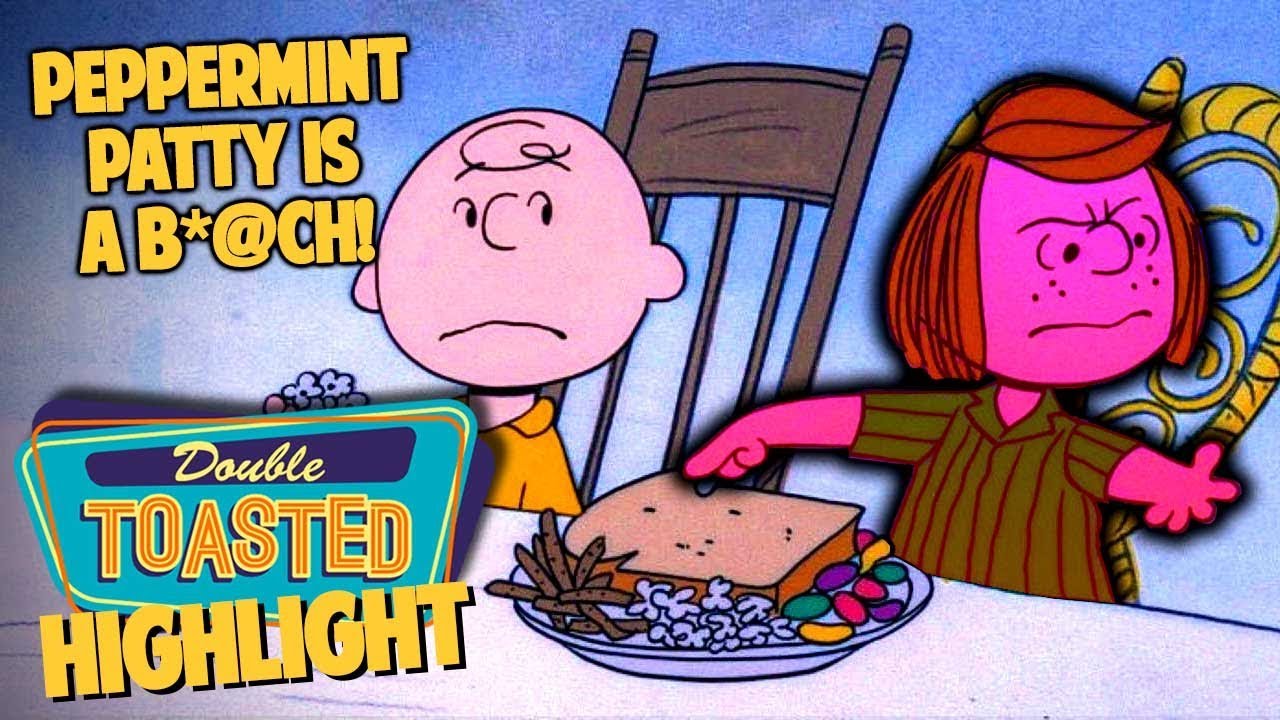 PEPPERMINT PATTY ANGERS CHARLIE BROWN FANS ON THANKSGIVING