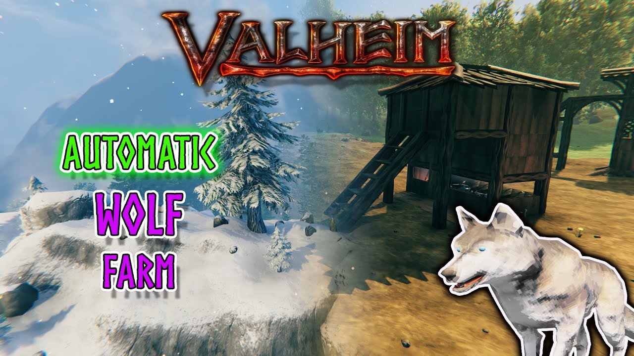 Automatic Wolf Farm 🐺 |  Valheim 2024