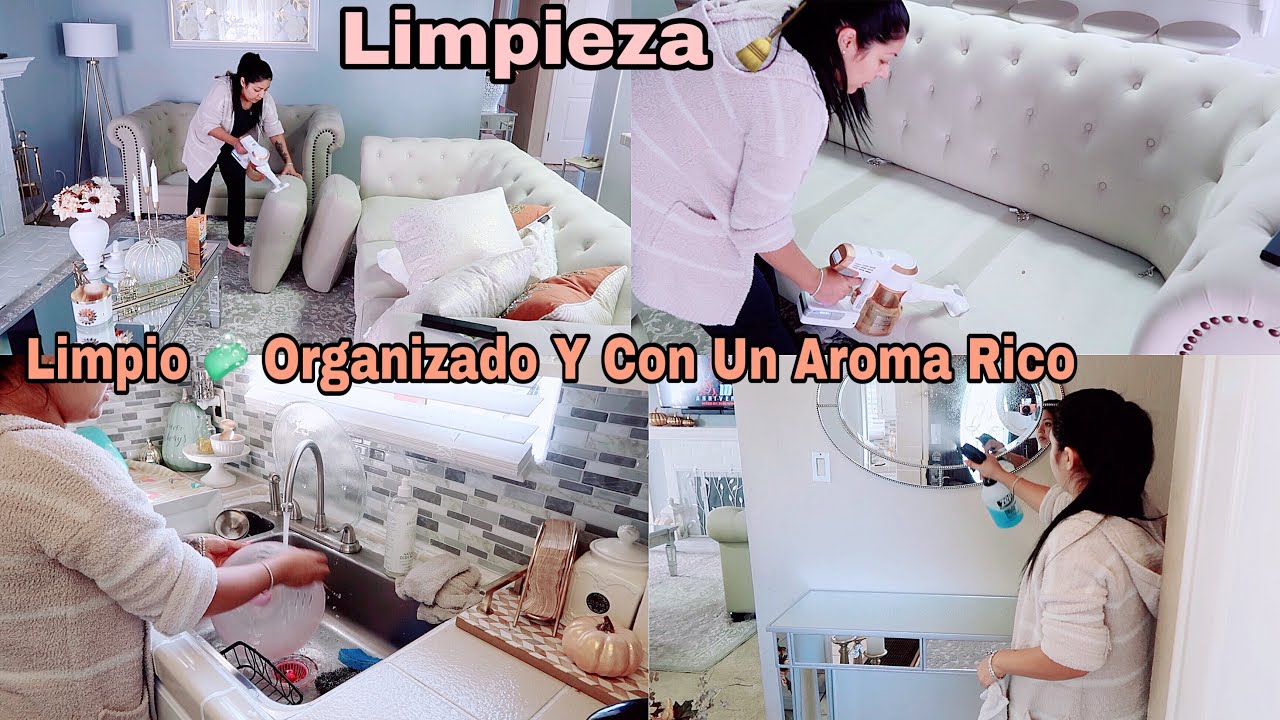 Limpieza Rápida - Como Mantener Tu Hogar Limpio Organizado Y Con Un Rico Aroma- Motivate A Limpiar