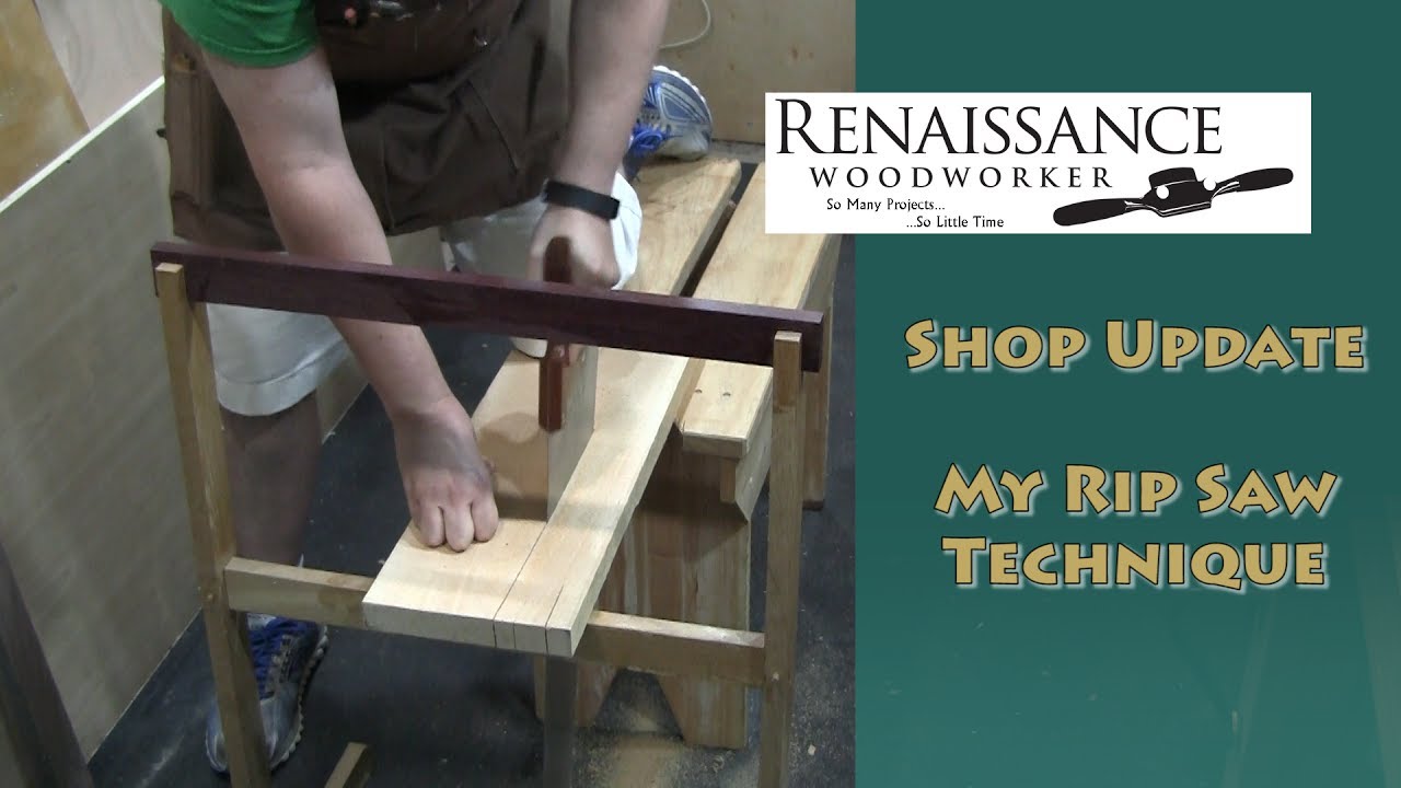 My Rip Sawing Technique | Shop Update