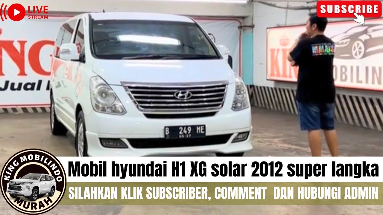 🔴MOBIL HYUNDAI H1 XG SOLAR TAHUN 2012 LANGKA⁉️REVIEW DI KING MOBILINDO KLIK SUBSCRIBER DAN COMMENT‼️