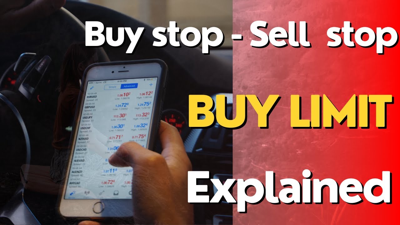 How To Use Market Orders On Forex: Buy Limit, Sell Limit, Buy Stop, Sell Stop