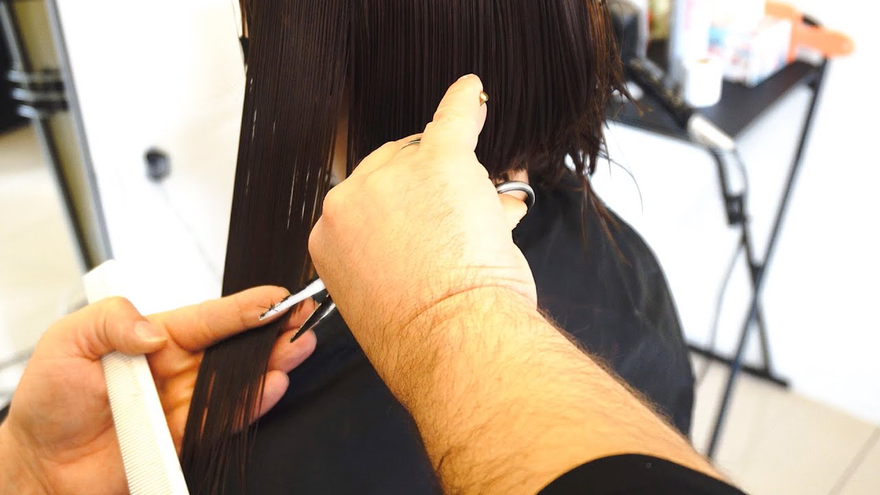 SUPER BOB &ndash; A LINE STRAIGHT BOB HAIRCUT WITH SIDE BANGS
