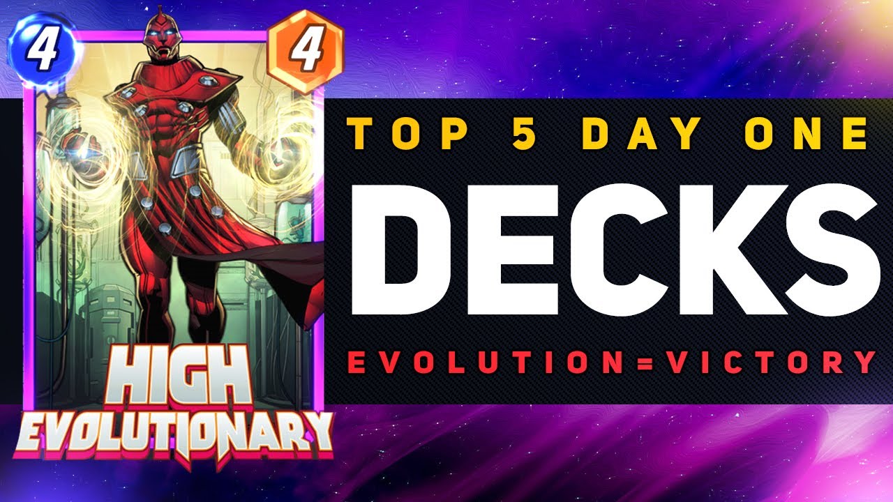 Marvel Snap has EVOLVED; TOP 5 HIGH EVOLUTIONARY DECKS on Day One