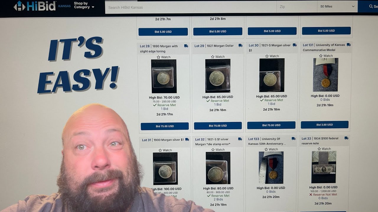 How To Bid On An Internet AUCTION!