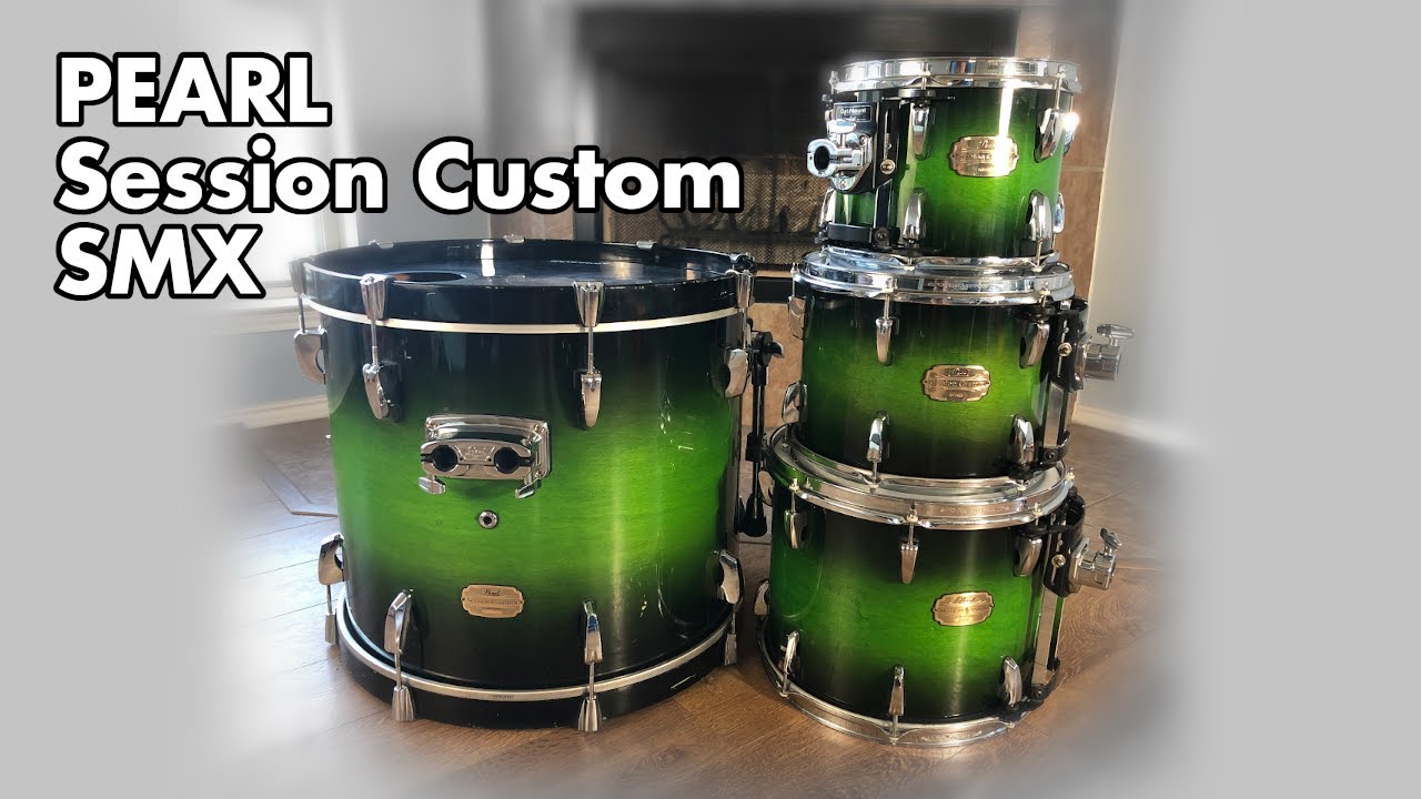 Pearl Session Custom SMX '06 Drum Set Clean-Up and Sound Test