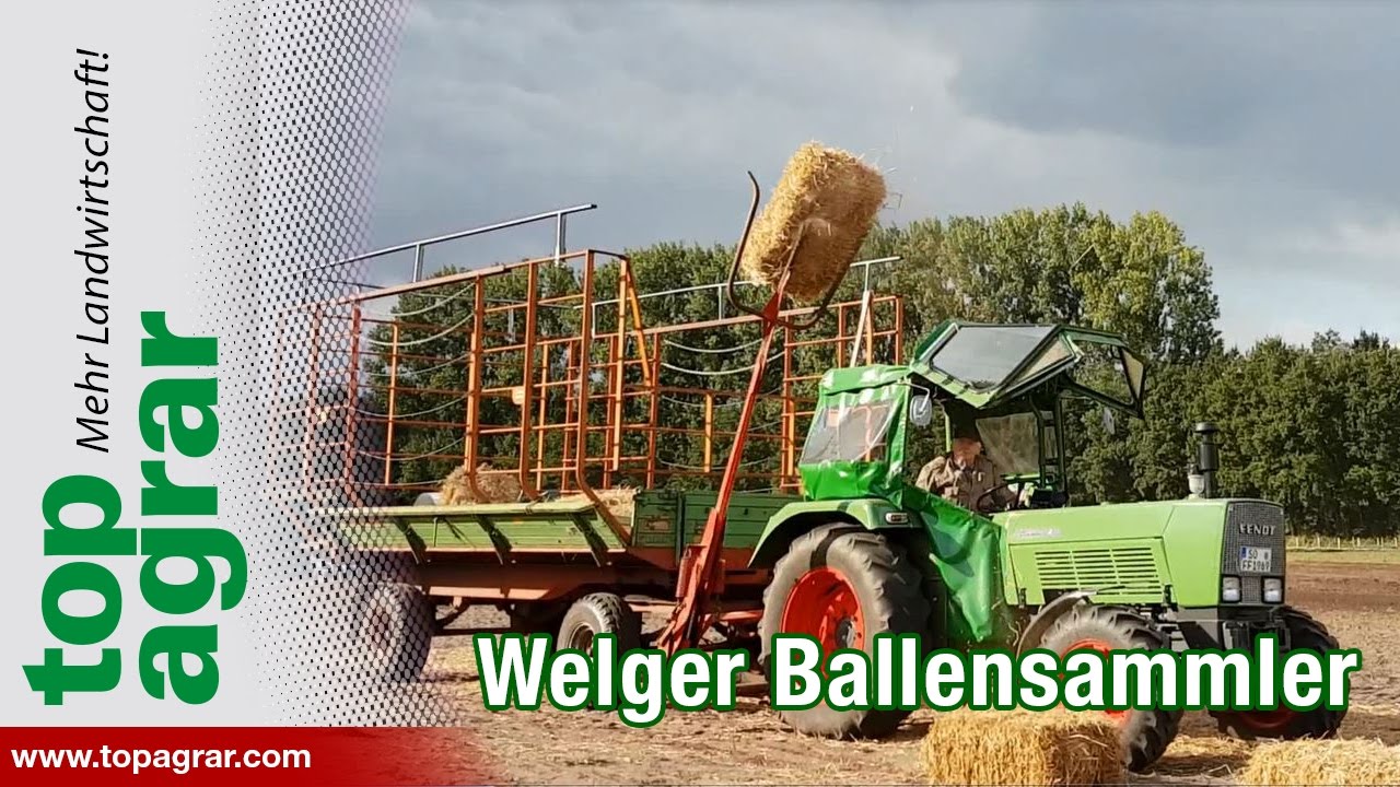 Welger Ballengabel/Ballensammler auf Oldtimertreffen Delbrück