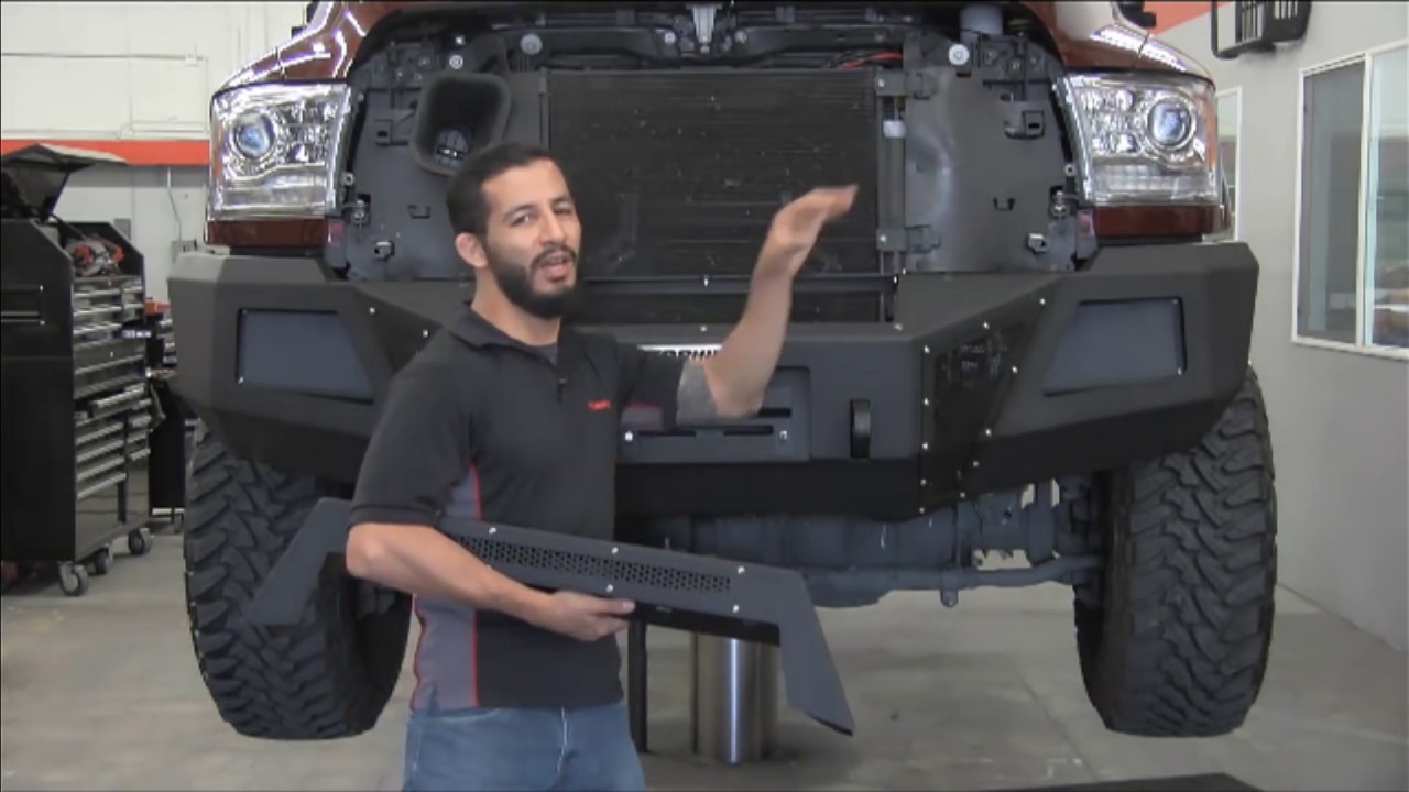 Go Rhino BR10 Bumper Replacement Installation on 2016 Ram 2500 (24219T & 24473TW)