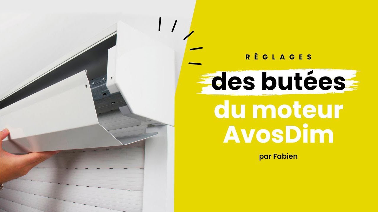 🇫🇷 Comment régler les Butées de mon moteur de Volet Roulant ?