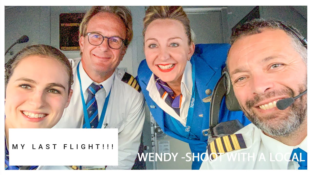 LAST FLIGHT of KLM stewardess Wendy de Boer - PROJECT: Shoot with a Local