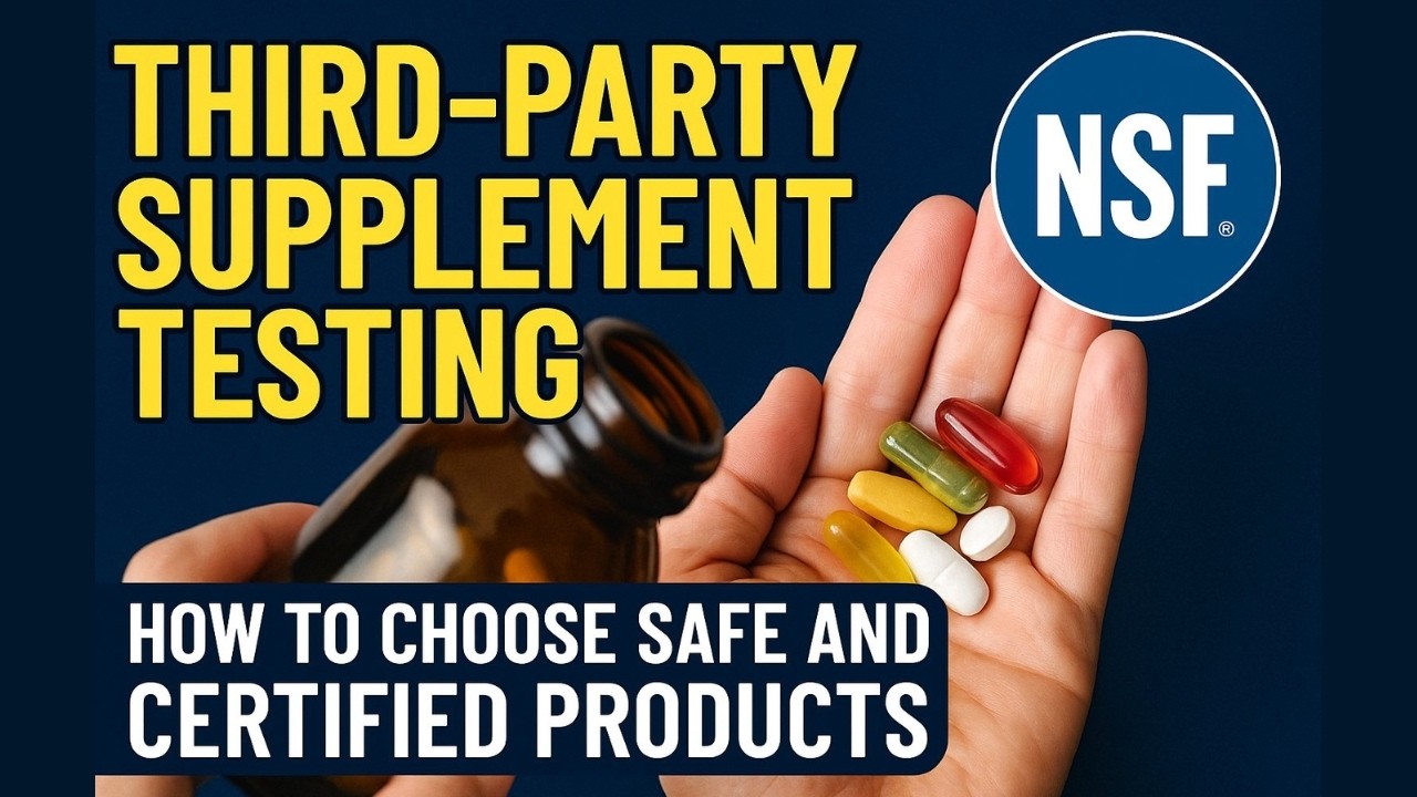 Third-Party Supplement Testing: How to Choose Safe & Certified Products with NSF