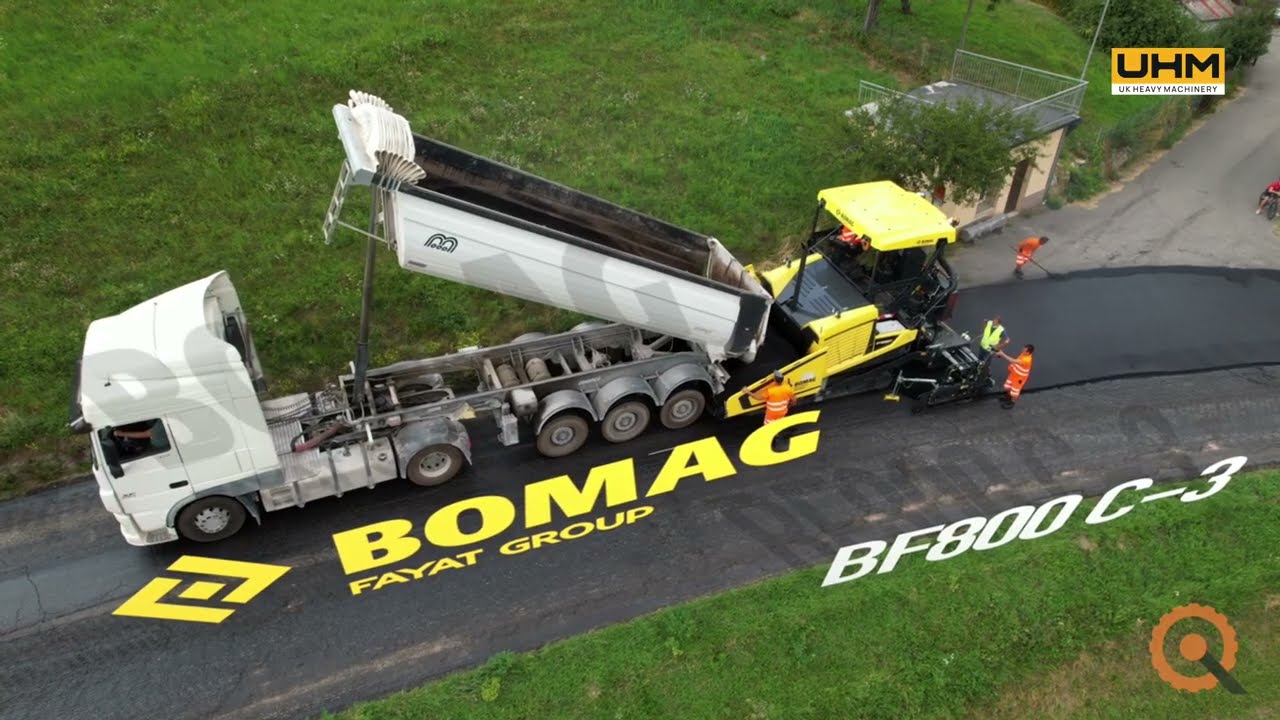 🔥 BOMAG BF800 - Asfalt yotqizishda inqilob! 🔥
