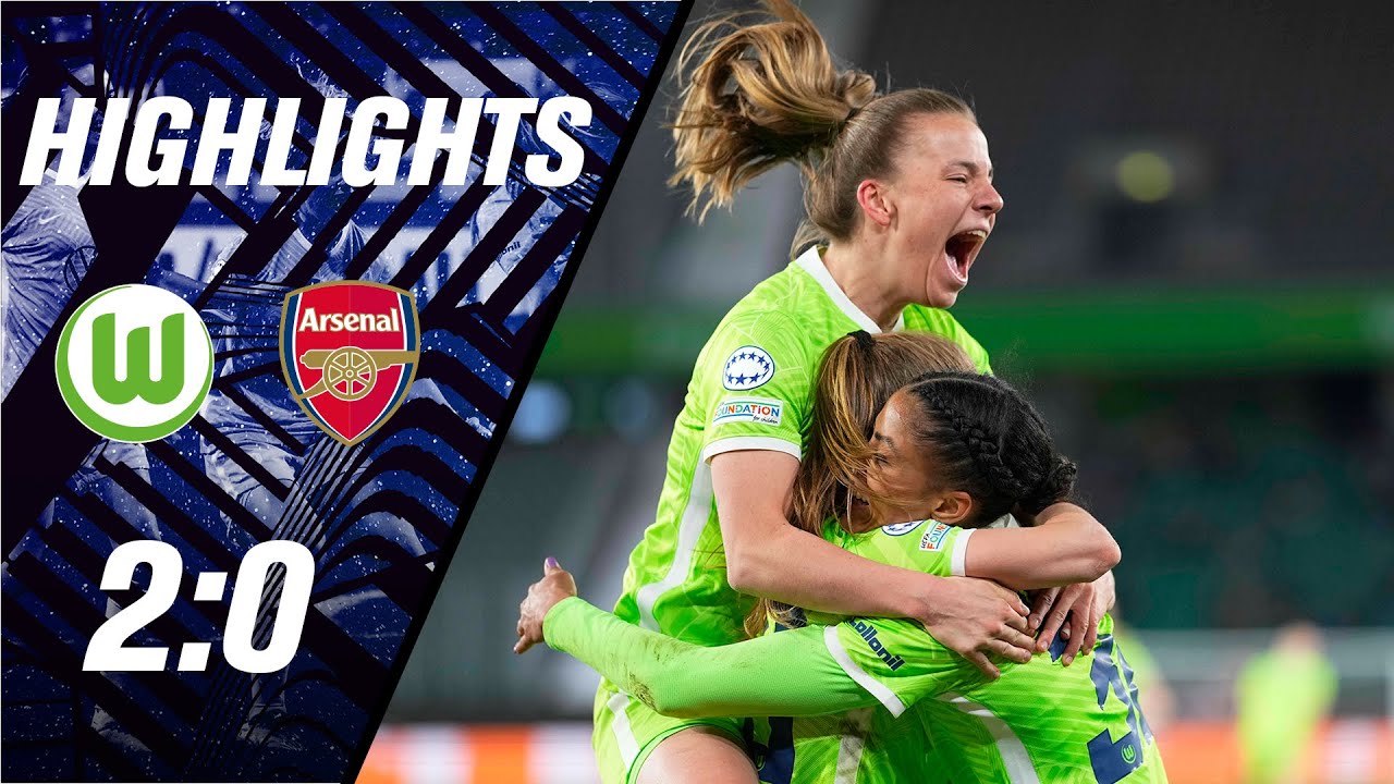 Mit starkem Auftritt ins Halbfinale! | VfL Wolfsburg - FC Arsenal | Highlights UWCL
