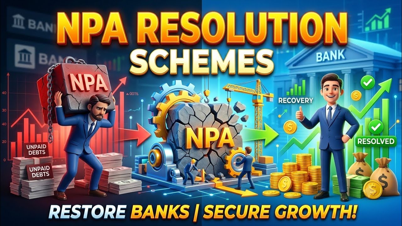Механизмы урегулирования проблемных активов (NPA) | Экономика Индии для UPSC |
