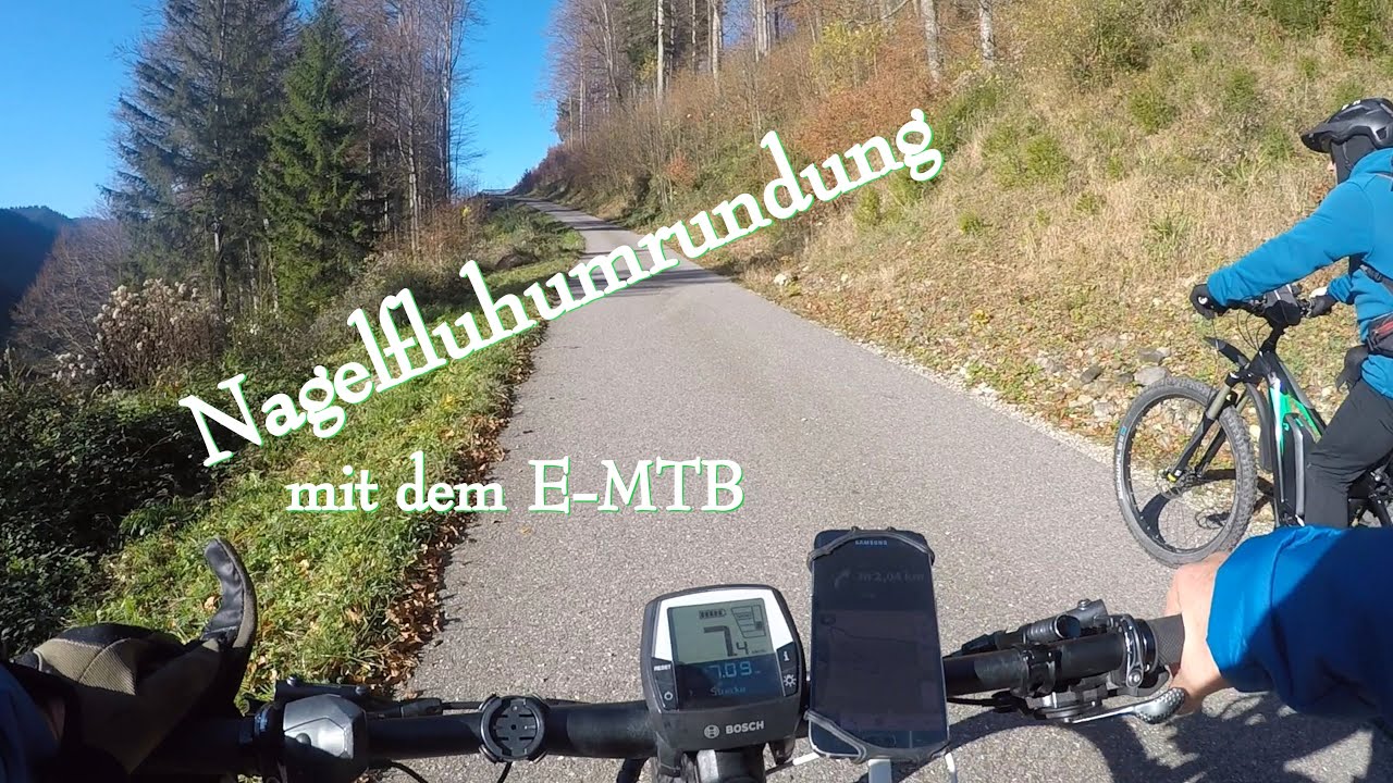 Nagelfluh Umrundung mit dem  E-MTB