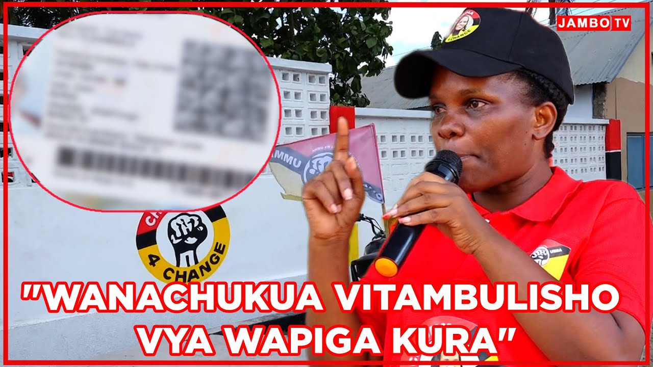 MGOMBEA UBUNGE CHAUMMA AIBUA MAZITO SEGEREA ''WANACHUKUA VITAMBULISHO VYA KURA''
