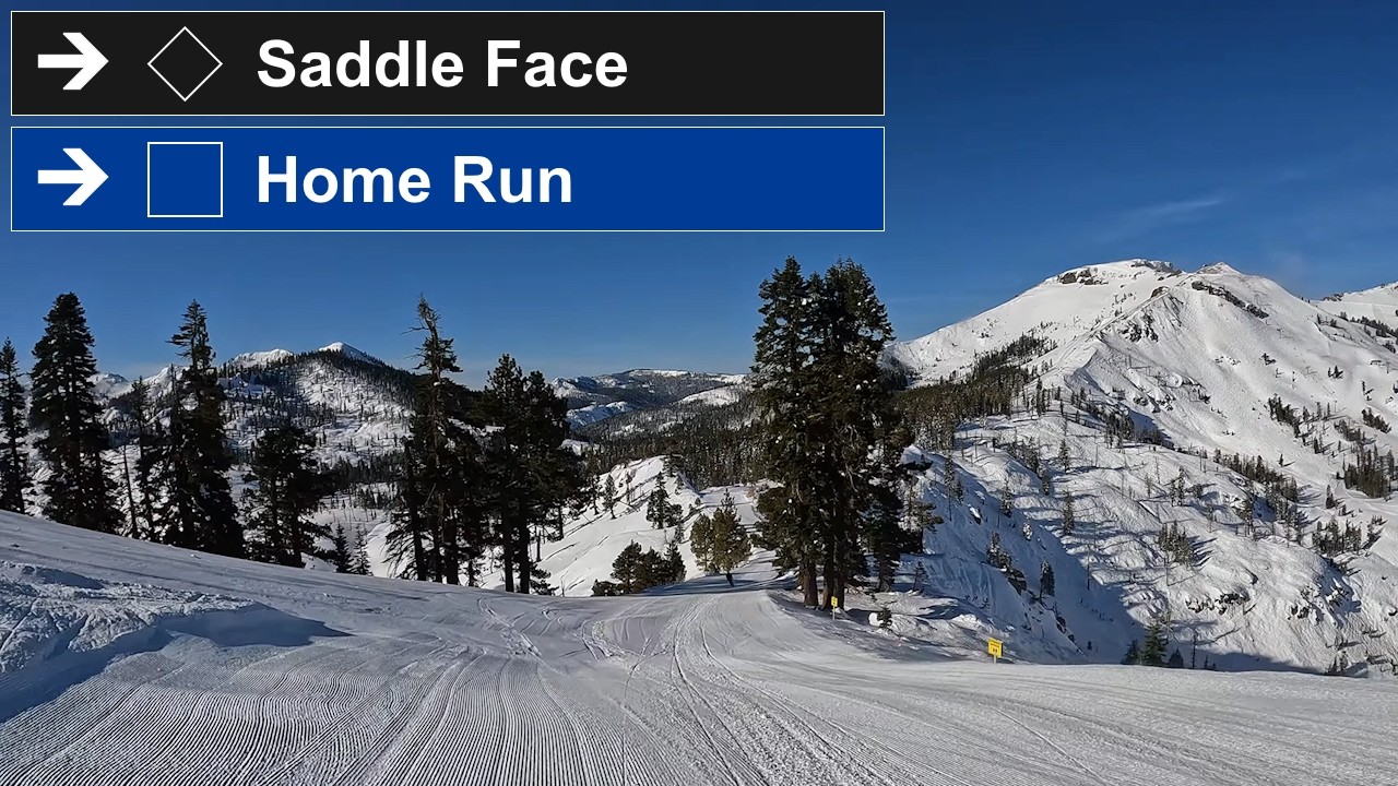 Palisades Tahoe, CA - ◊ Saddle Face to 🟦 Home Run (2-22-26) [4K]