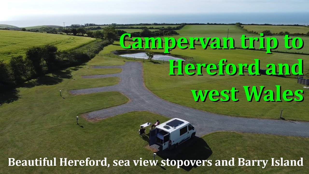 Exploring Hereford and west Wales in a Campervan 🚐 | New Quay Dolphins, Raglan Castle (Trip t-46)