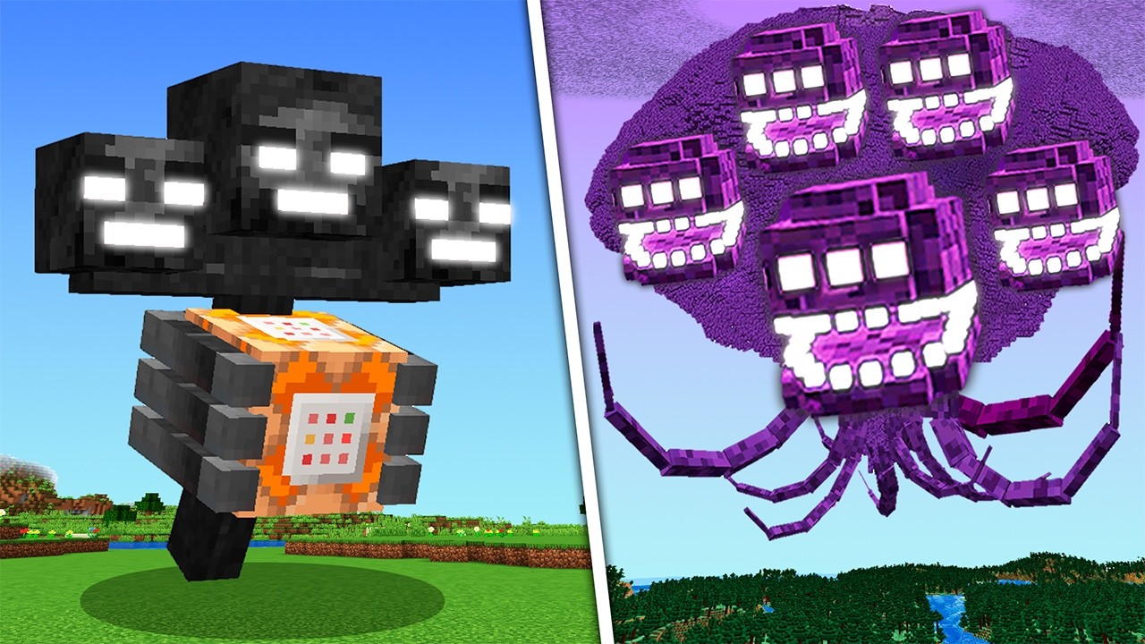 Upgrading Wither Storm to GOD in Minecraft!