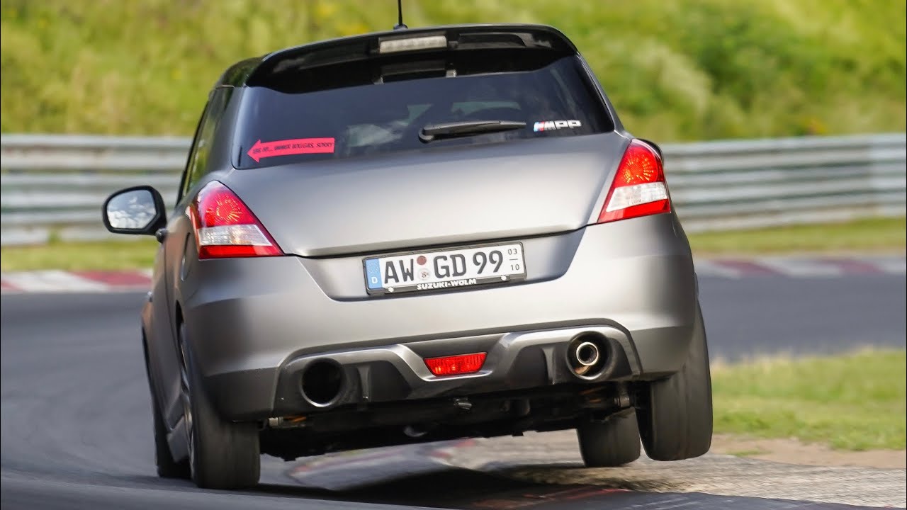 Suzuki Swift Sport 136hp.  BTG at 8min 30 sec.