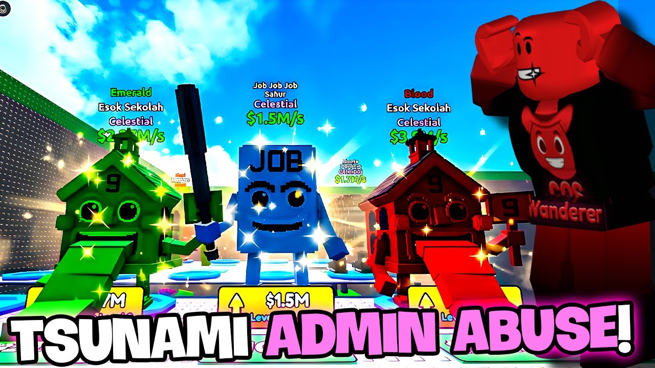 The Admin Abuse in Escape Tsunami for Brainrots Is INSANE