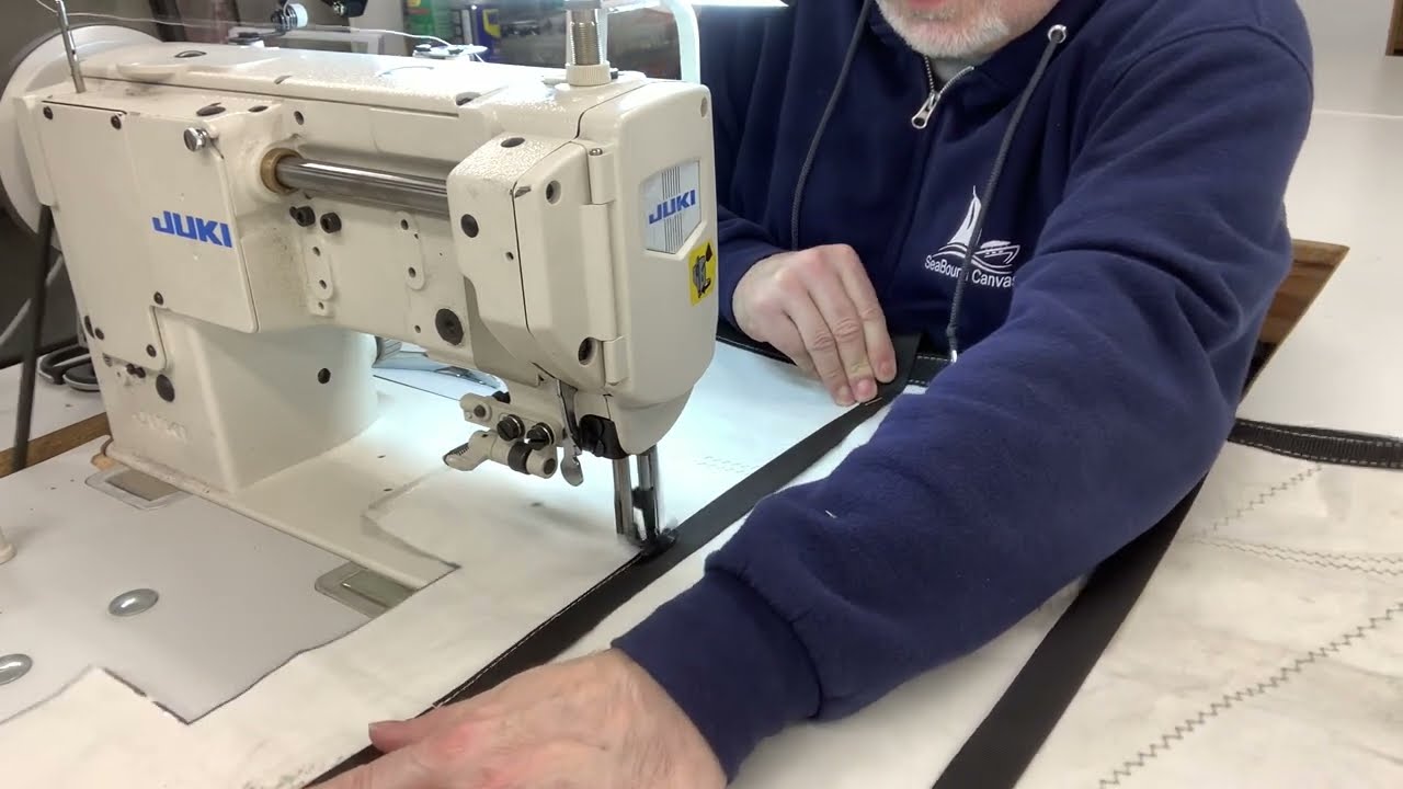 Boat Canvas Boot Camp - Making a tote bag out of recycled sail material