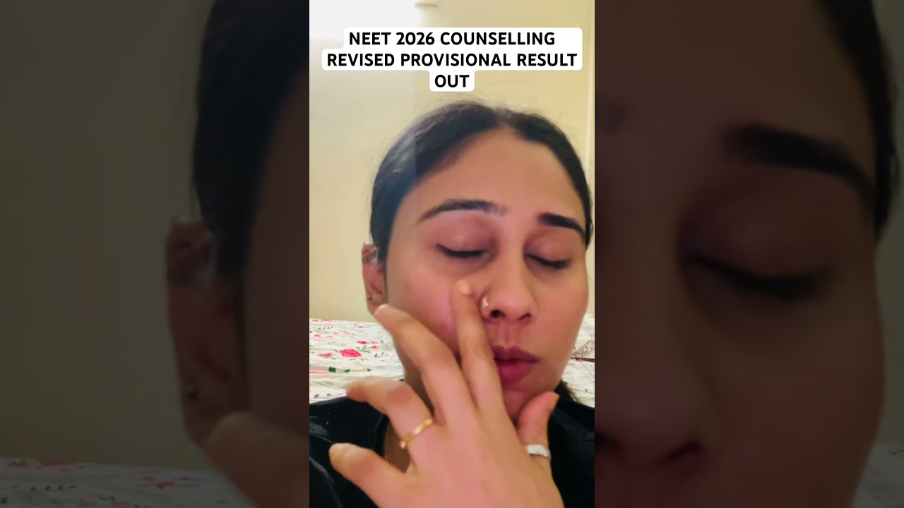 NEET 2026 COUNSELLING MCC R1 REVISED PROVISIONAL RESULT OUT