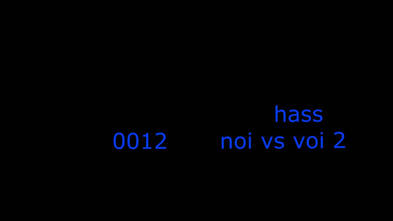 Noi vs voi  @Hass 2012 official